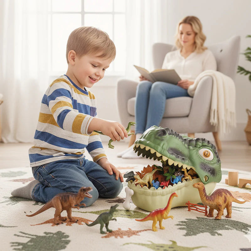 🦖 Keltsd fel a kis őslénykutatót – Dinoszaurusz játék szett gyerekeknek!