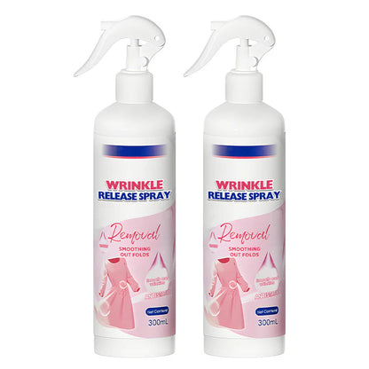 🌿 Utálsz vasalni? – Ránctalanító spray kíméletes szövetekhez, vasalás nélkül!