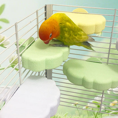 🐦 A hagyományos ülőkák unalmasak és kopottak? – Ez a felhőalakú ülőke vidámabbá teszi a kalitkát!