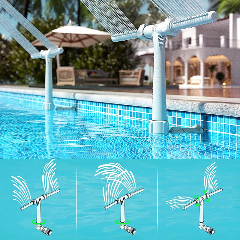 💦 Unalmas a medencéd felülete? – Medencei szökőkút-szórófej, ami életre kelti!