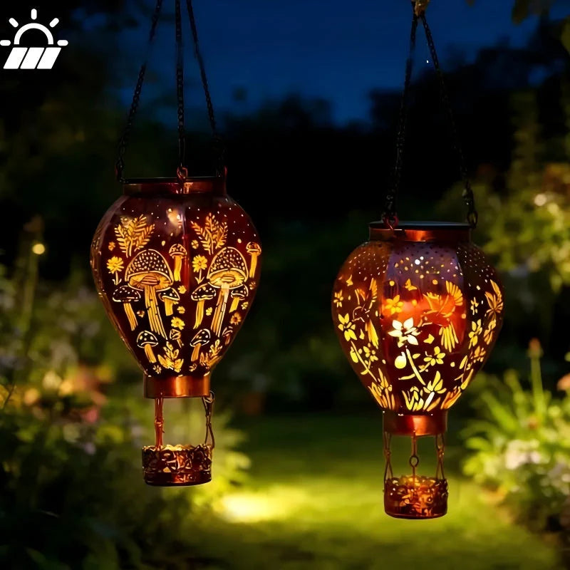 🎈 Unalmas a kerted este? – Napenergiás hőlégballon lámpa, ami vidám hangulatot varázsol