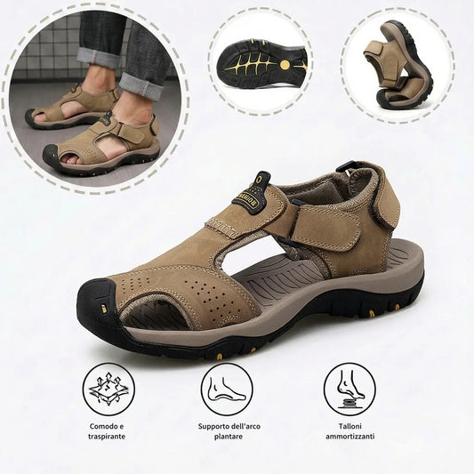 ⏰Ultimo giorno, sconto del 50%! Non perdete l'occasione: sandali ortopedici dal design ergonomico ✅️Ammortizzazione ✅️Calzature ortopediche salutari, progettate specificamente per gli uomini europei.