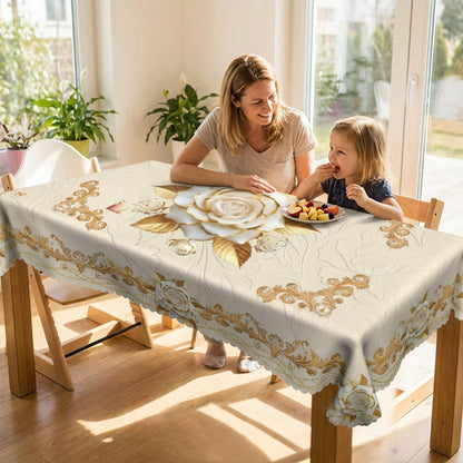 Luxus arany színű asztalterítő | FENTRIX