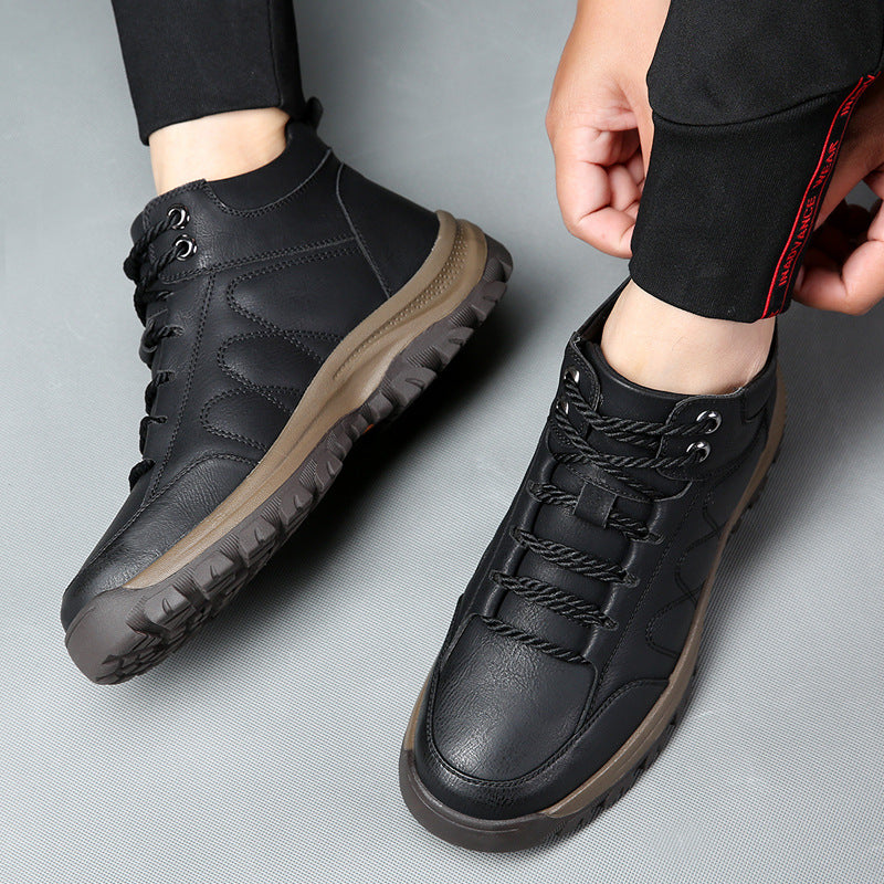 Scarpe da uomo🎁Ultimo giorno per approfittare dello sconto del 40%, non perdertelo! ⏰Realizzate in pelle di vitello australiana🐂Supporto per il piede - allevia il dolore ai piedi✅Impermeabili e antiscivolo, comode da indossare✅Eleganti e versatili.