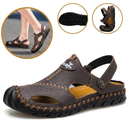 🎁Ultimo giorno per uno sconto del 50%, non perdete l'occasione!⏰Realizzate in pelle di vitello australiana🐂Supporto per il piede - allevia il dolore ai piedi✅Impermeabili e antiscivolo, comode per camminare.