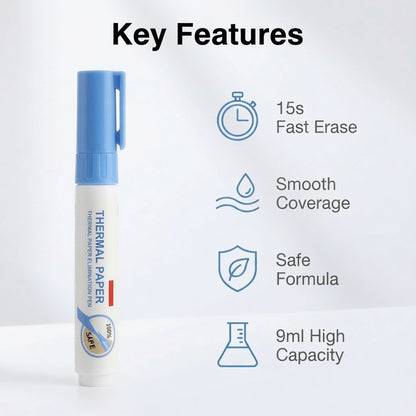 🖊️ Hőérzékeny papírra való radír toll – Praktikus eszköz hibák javításához és adatvédelemhez