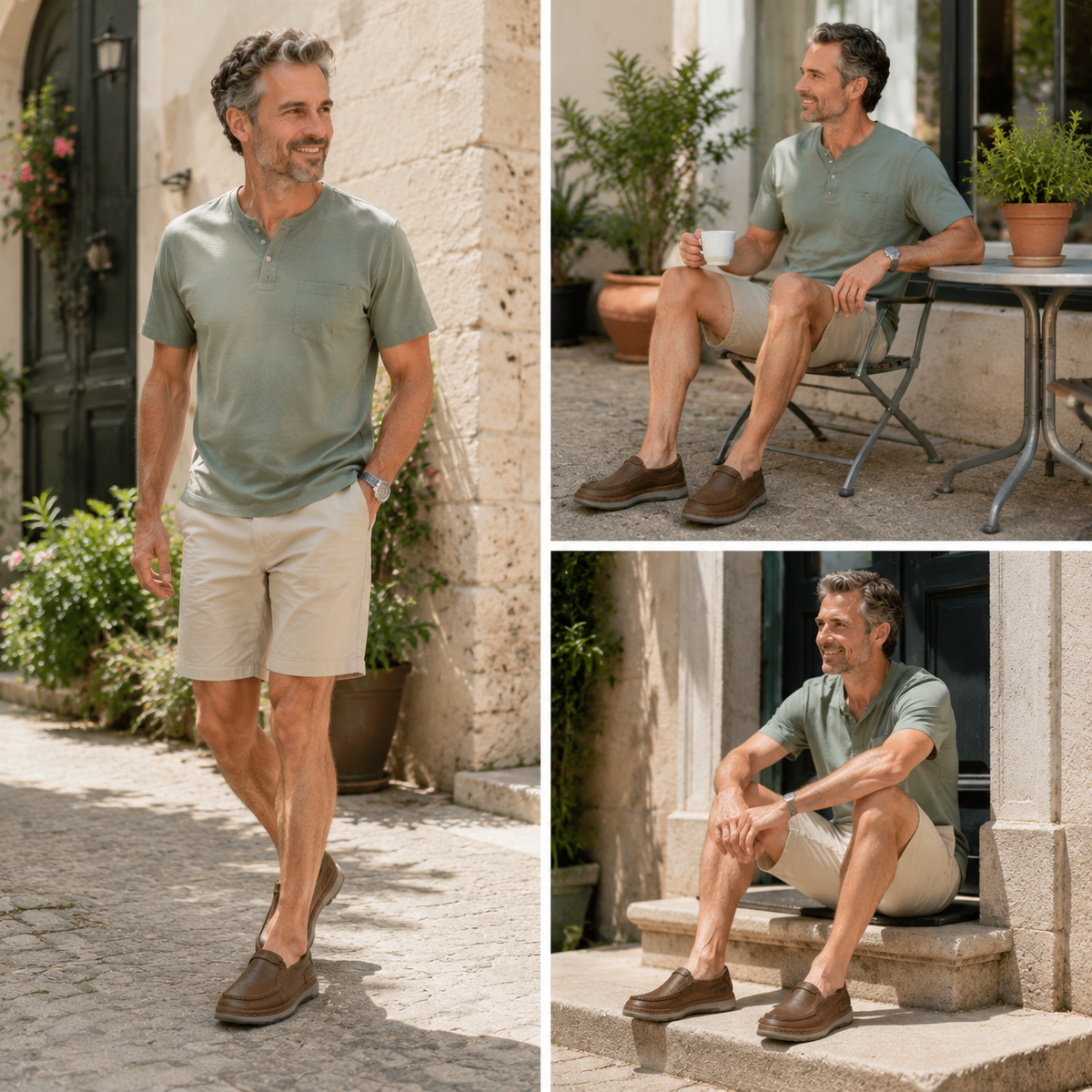🎁Ultimo giorno per approfittare dello sconto del 50%, non perdertelo! ⏰Realizzate in pelle di vitello australiana🐂Supporto per il piede - allevia il dolore ai piedi✅Impermeabili e antiscivolo, comode da indossare✅Eleganti e versatili.