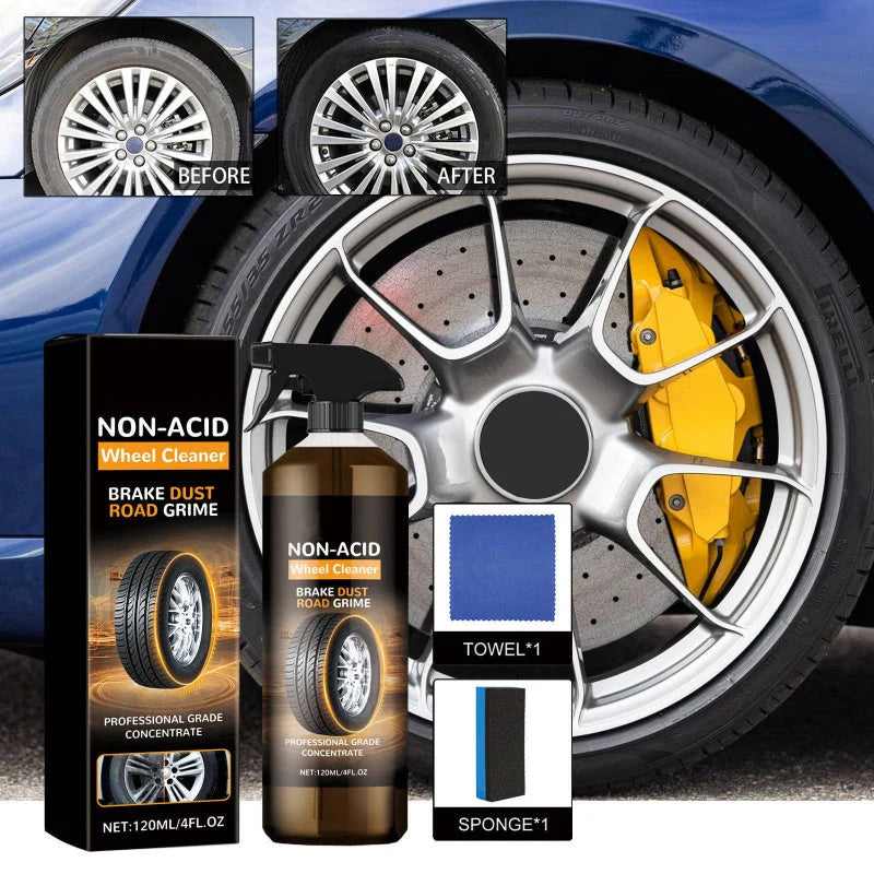 🚗 A felniken megjelenő fékes por és szennyeződés rontja a megjelenést? – Ez a savmentes készlet biztonságosan eltávolítja