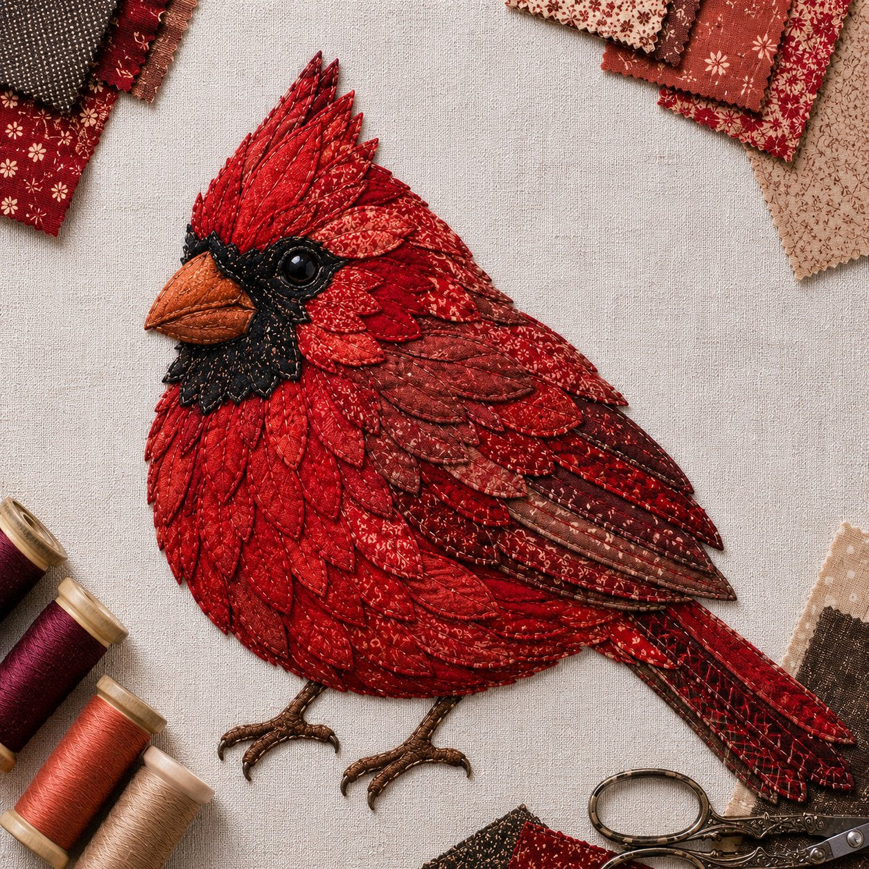 3D-s patchwork madár DIY készlet | BLEMOR