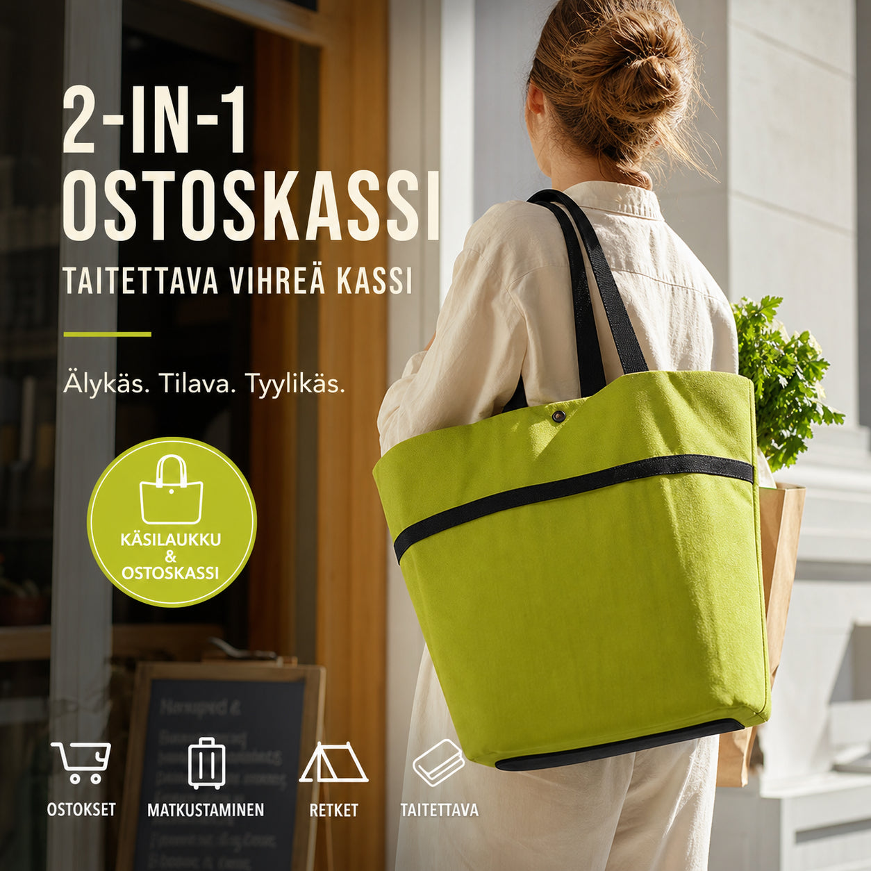 Összecsukható bevásárlószatyor | FOLDBAG