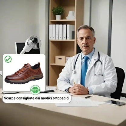 🎁Ultimo giorno per approfittare dello sconto del 50%, non perdertelo! ⏰Realizzate in pelle di vitello australiana🐂Supporto per il piede - allevia il dolore ai piedi✅Impermeabili e antiscivolo, comode da indossare✅Eleganti e versatili.