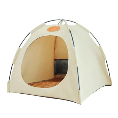 🏕️ A kisállatodnak nincs saját helye? – Összecsukható kisállat-sátor, ami bárhol elfér!
