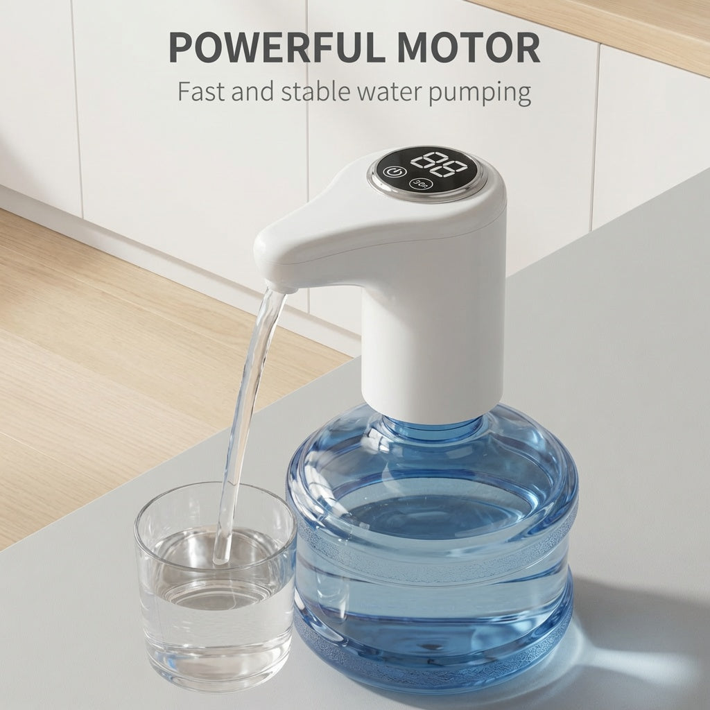 💧 Eleged van a nehéz vizespalackok emelgetéséből? – Automatikus vízszivattyú!