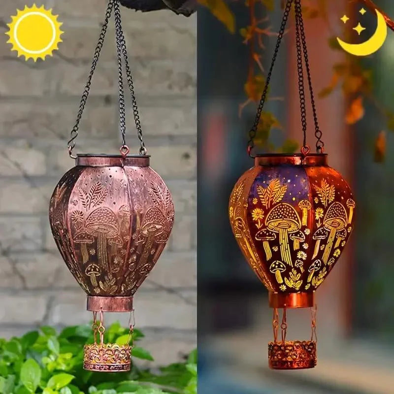 🎈 Unalmas a kerted este? – Napenergiás hőlégballon lámpa, ami vidám hangulatot varázsol