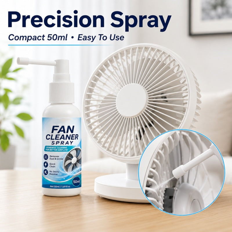 💨  A ventilátor lapátjain felgyülemlett por csökkenti a hatékonyságot? – Ez a spray gyorsan és egyszerűen tisztít