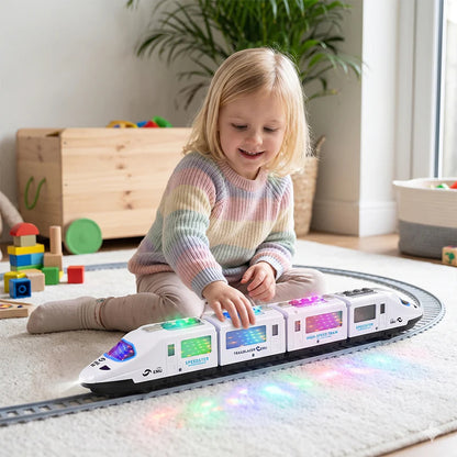 🚂Gyermeked unja a csendes, mozdulatlan játékokat? – Ez a zenélő vonat mozgással és fényekkel köti le!
