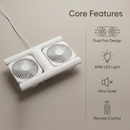 🥵 Túl meleg van, de nincs hely külön lámpának és ventilátornak? – Ez a 2 az 1-ben megoldás helyet takarít meg!