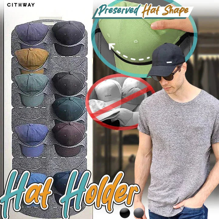 🧢 A kalapjaid mindenhol hevernek, gyűrődnek? – Akasztható kalapállvány, ami segíthet!