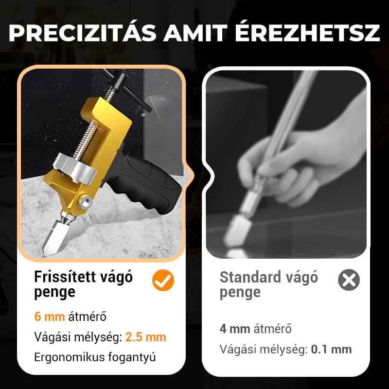 Kézi üveg- és csempevágó szerszámkészlet | MOLNEX