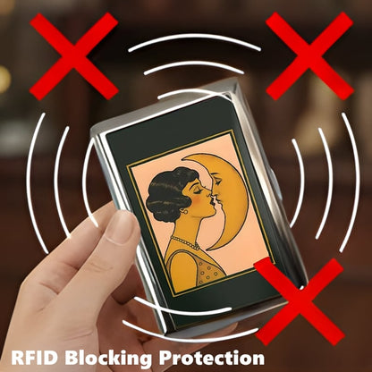 Retro Art Deco kártya- és pénztárca RFID-védelemmel | KELVEX