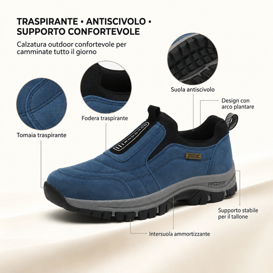 🎁Ultimo giorno per approfittare dello sconto del 50%! Non perdere l'occasione! ⏰ Allevia il dolore ai piedi e la fascite plantare: scarpe ortopediche impermeabili e antiscivolo.
