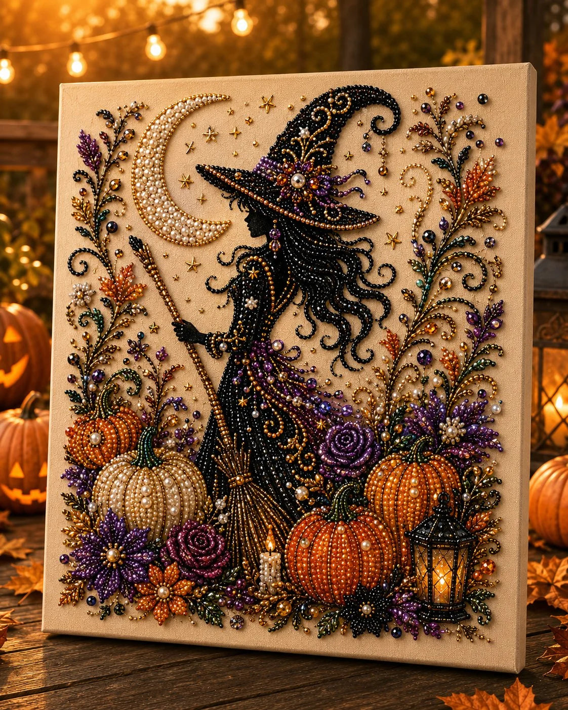 Halloween gyöngyös kézműves készlet | HALLW