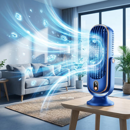 🌡️ A nyári hőségben nehezen viselhető a zárt tér? – Ez a ventilátor 5 fokozattal segít a kellemes hőmérséklet elérésében!