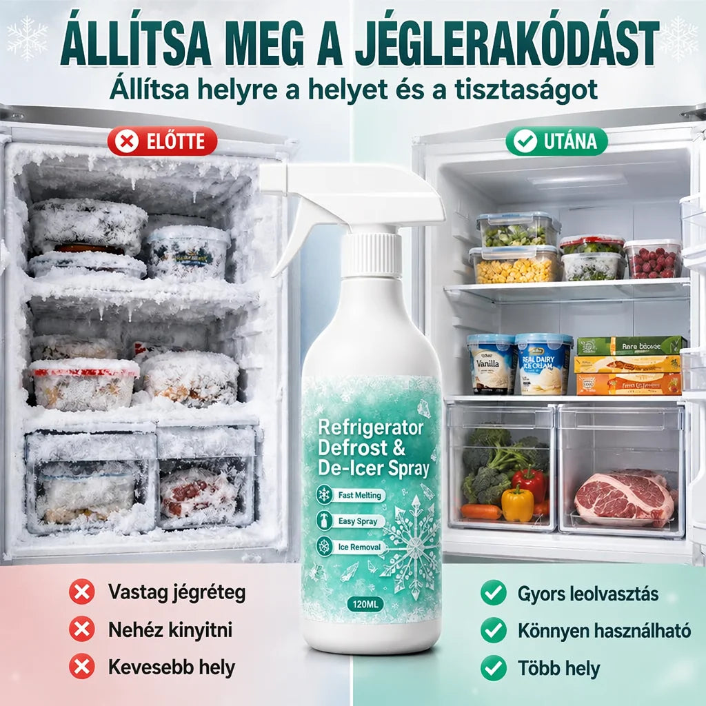 Jégoldó spray hűtőszekrényekhez | VELMOR