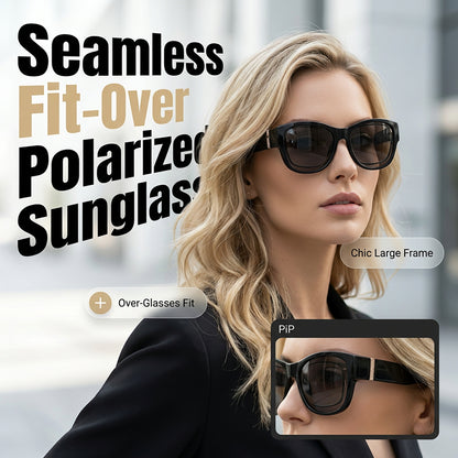 ☀️ Nehezen találsz napszemüveget, amely felmegy a dioptriás szemedre? – Ez a nagyméretű modell tökéletesen illeszkedik fölé!