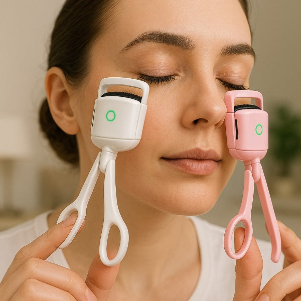 USB-tölthető melegítős szempillagöndörítő | LASHWARM