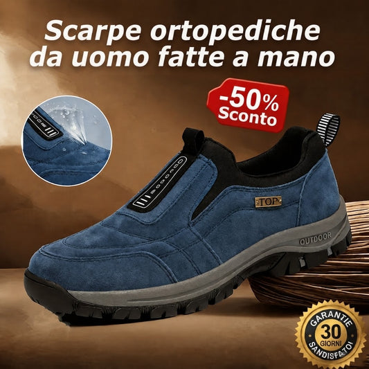 🎁 Ultimo giorno per usufruire di uno sconto del 50%! Non perdere questa rara opportunità! ⏰ Allevia il dolore al piede e la fascite ✅ Impermeabili e antiscivolo ✅ Comode e traspiranti ✅ Adatte a tutte le stagioni - Scarpe ortopediche in pelle