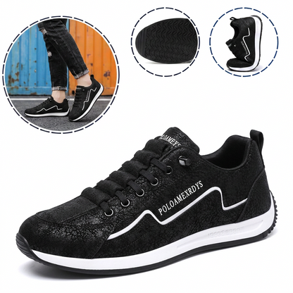 🎁Ultimo giorno per uno sconto del 40%: non perdete l'occasione!⏰Realizzate in pelle di vitello australiana🐂Supporto per il piede: allevia il dolore ai piedi✅Impermeabili e antiscivolo, comode per camminare.