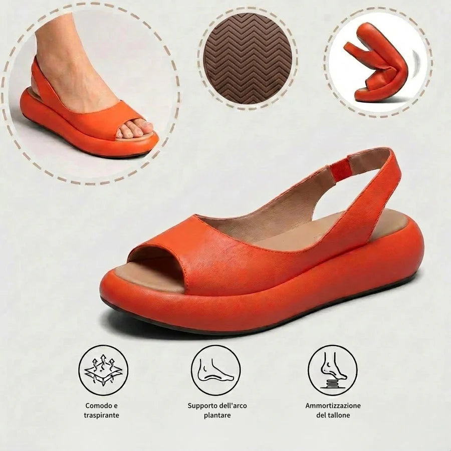 ⏰ Ultimo giorno! Sconto del 50%! Non perderti i sandali ortopedici dal design ergonomico! ✅ Efficace assorbimento degli urti ✅ Comfort e supporto per i tuoi piedi, creati appositamente per le donne.