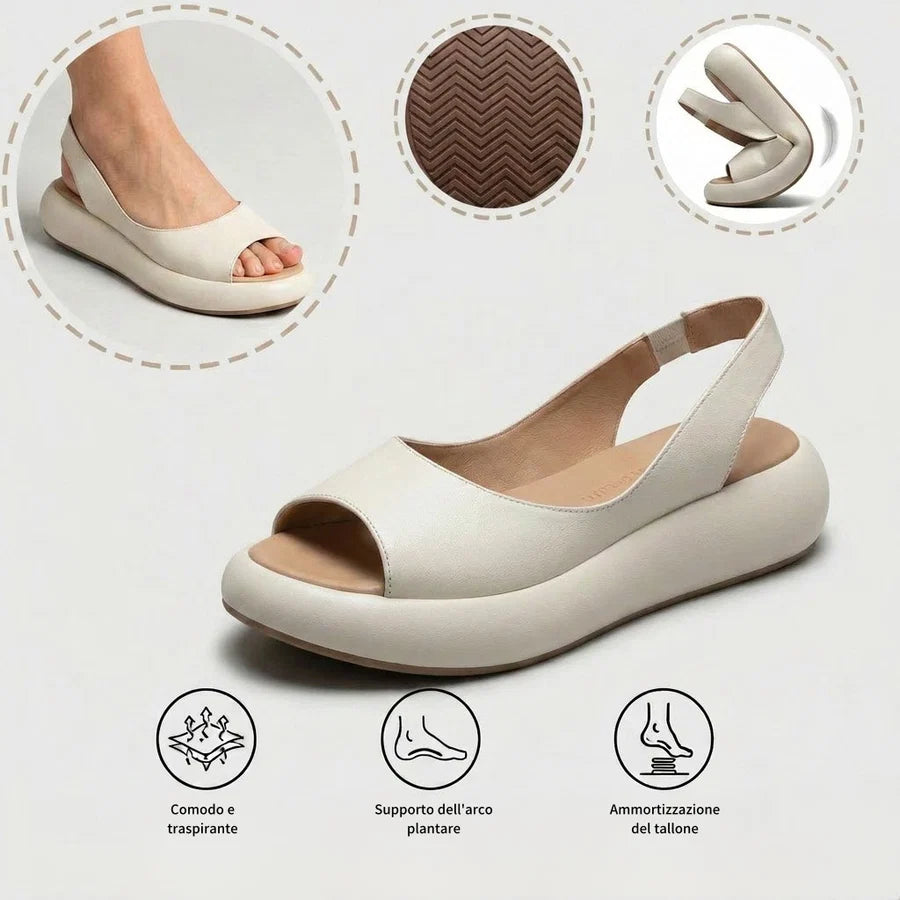 ⏰ Ultimo giorno! Sconto del 50%! Non perderti i sandali ortopedici dal design ergonomico! ✅ Efficace assorbimento degli urti ✅ Comfort e supporto per i tuoi piedi, creati appositamente per le donne.