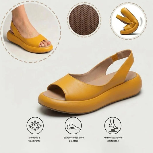 ⏰ Ultimo giorno! Sconto del 50%! Non perderti i sandali ortopedici dal design ergonomico! ✅ Efficace assorbimento degli urti ✅ Comfort e supporto per i tuoi piedi, creati appositamente per le donne.