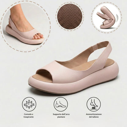⏰ Ultimo giorno! Sconto del 50%! Non perderti i sandali ortopedici dal design ergonomico! ✅ Efficace assorbimento degli urti ✅ Comfort e supporto per i tuoi piedi, creati appositamente per le donne.