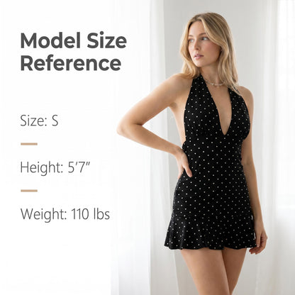 👗 Szeretnéd, hogy a nyári estéken mindenki téged nézzen? – Ez a pöttyös V-nyakú ruha segíthet!