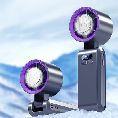 ❄️ Folyamatosan meleged van? – Hordozható permetezős ventilátor – 49% KEDVEZMÉNY!