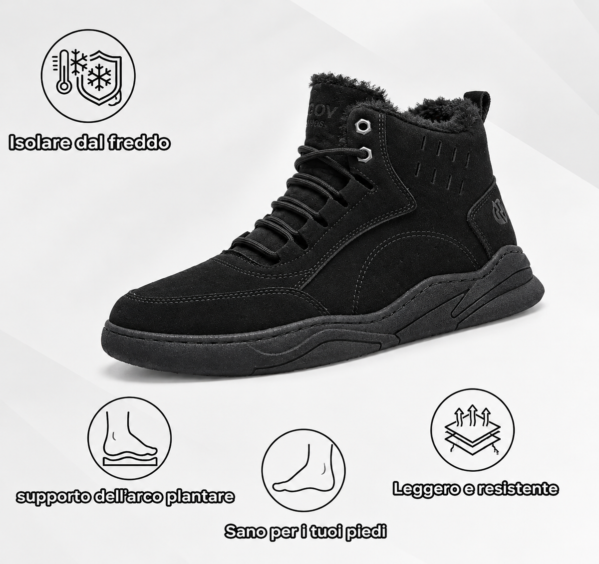 🎁Ultimo giorno per approfittare dello sconto del 50%, non perdertelo! ⏰Realizzate in pelle di vitello australiana🐂Supporto per il piede - allevia il dolore ai piedi✅Impermeabili e antiscivolo, comode da indossare✅Eleganti e versatili.