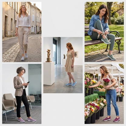🎁Ultimo giorno per approfittare dello sconto del 50%! Non perdere l'occasione! ⏰ Allevia il dolore ai piedi e la fascite plantare: scarpe ortopediche impermeabili e antiscivolo.