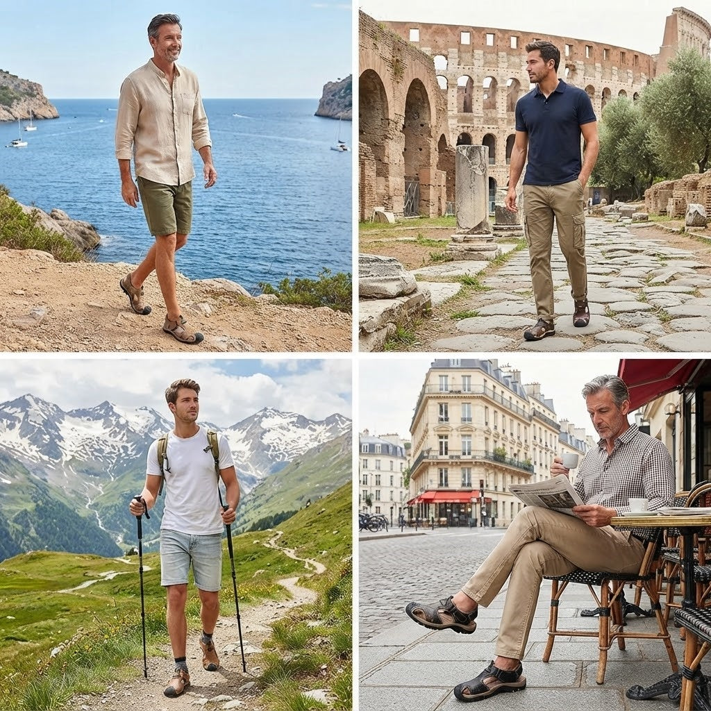 ⏰Ultimo giorno, sconto del 50%! Non perdete l'occasione: sandali ortopedici dal design ergonomico ✅️Ammortizzazione ✅️Calzature ortopediche salutari, progettate specificamente per gli uomini europei.