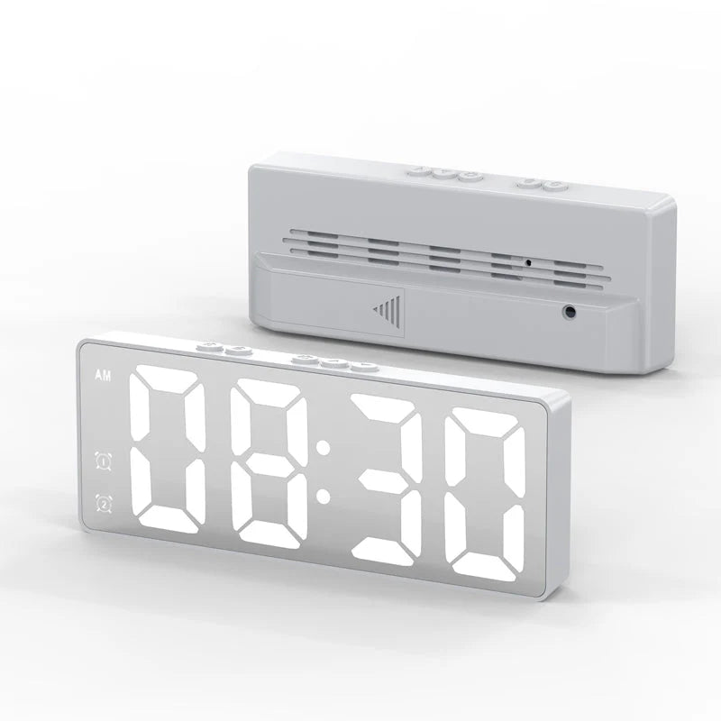⏰ Nehezen kelsz fel reggelente? – Minimalista digitális ébresztőóra hálószobába és irodába!