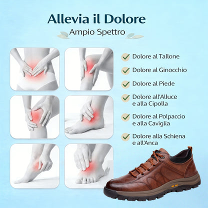 🎁Ultimo giorno per approfittare dello sconto del 50%, non perdertelo! ⏰Realizzate in pelle di vitello australiana🐂Supporto per il piede - allevia il dolore ai piedi✅Impermeabili e antiscivolo, comode da indossare✅Eleganti e versatili.