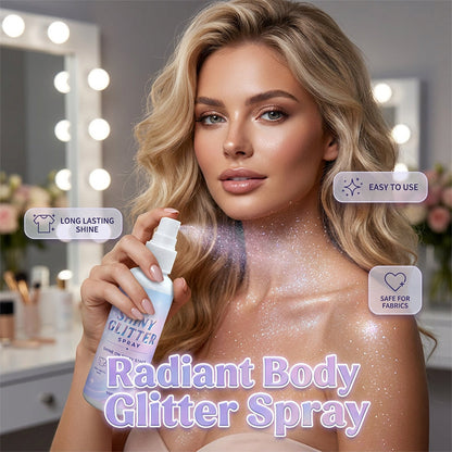 🎉 A hagyományos csillámporok maszatolódnak és nehezen távolíthatók el? – Ez a spray egyenletesen fed és könnyen lemosható!