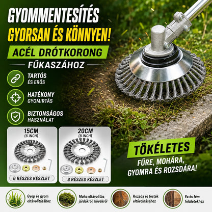 Nagyteherbírású kopásálló bozótvágó fej | VORTEX