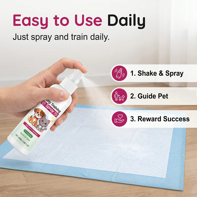 Tisztasági neveléshez való spray kutyáknak és macskáknak | CLEANPAW