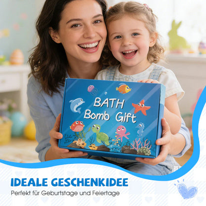 🛁 A gyerekek nem szeretnek fürdeni? – Ez a 12 darabos fürdőbomba készlet segíthet