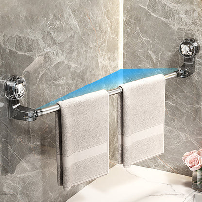 🚿 Nem akarsz fúrni a csempébe? – Állítható törülközőtartó tapadókoronggal, fúrás nélkül