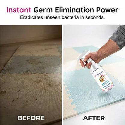 🧸 A kedvenc játékaid koszosak és nehezen tisztíthatók? – Ez a spray szivaccsal egyszerű megoldást kínál!
