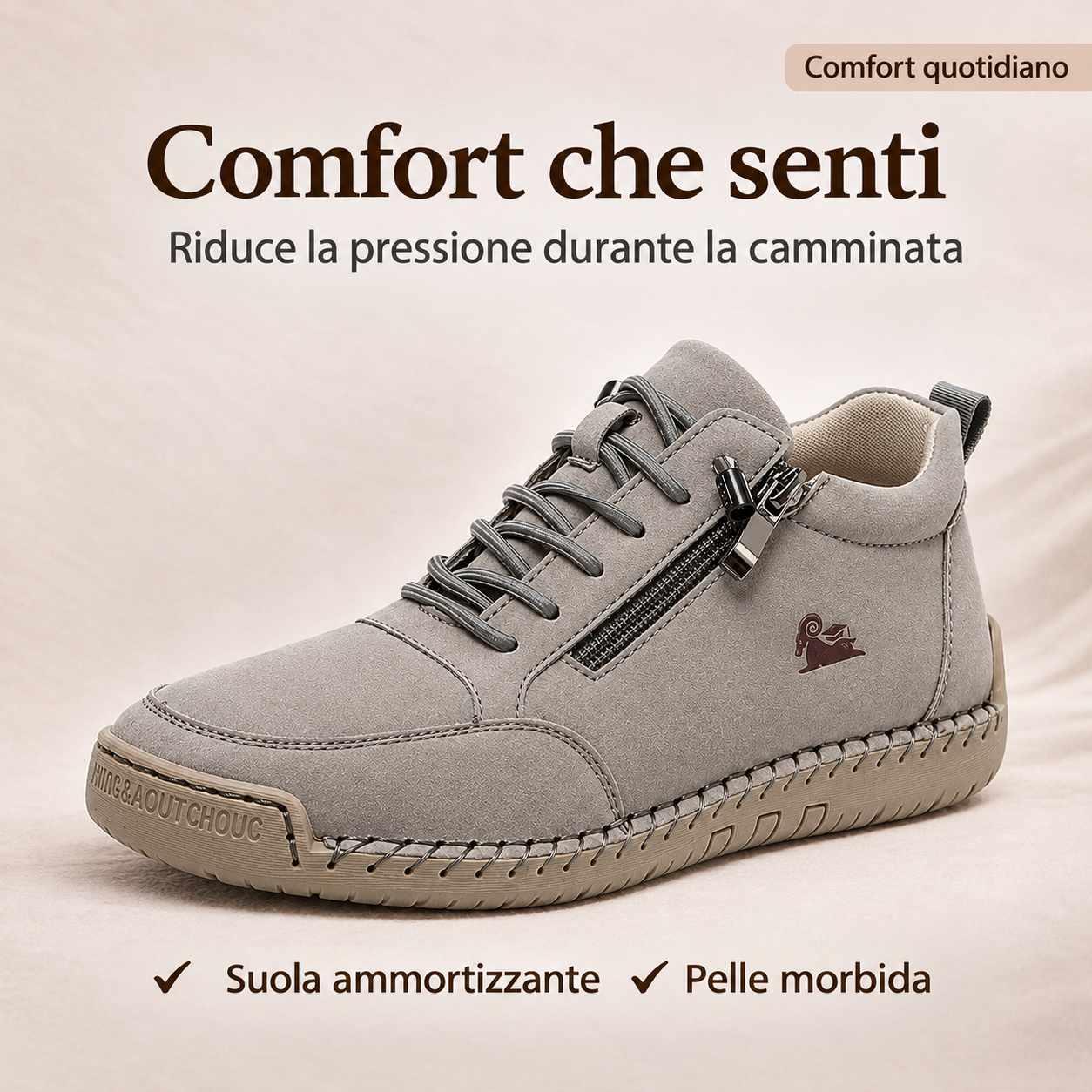 🎁 Ultimo giorno! Risparmia il 30% 🦶 Allevia il dolore ai piedi ✅ Suola flessibile ✅ Impermeabili e antiscivolo ✅ Comode da indossare tutti i giorni